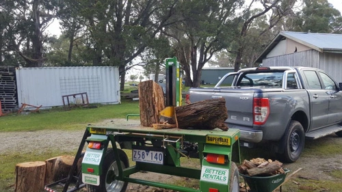 log splitter hire cranbourne mornington pakenham ferntree gully